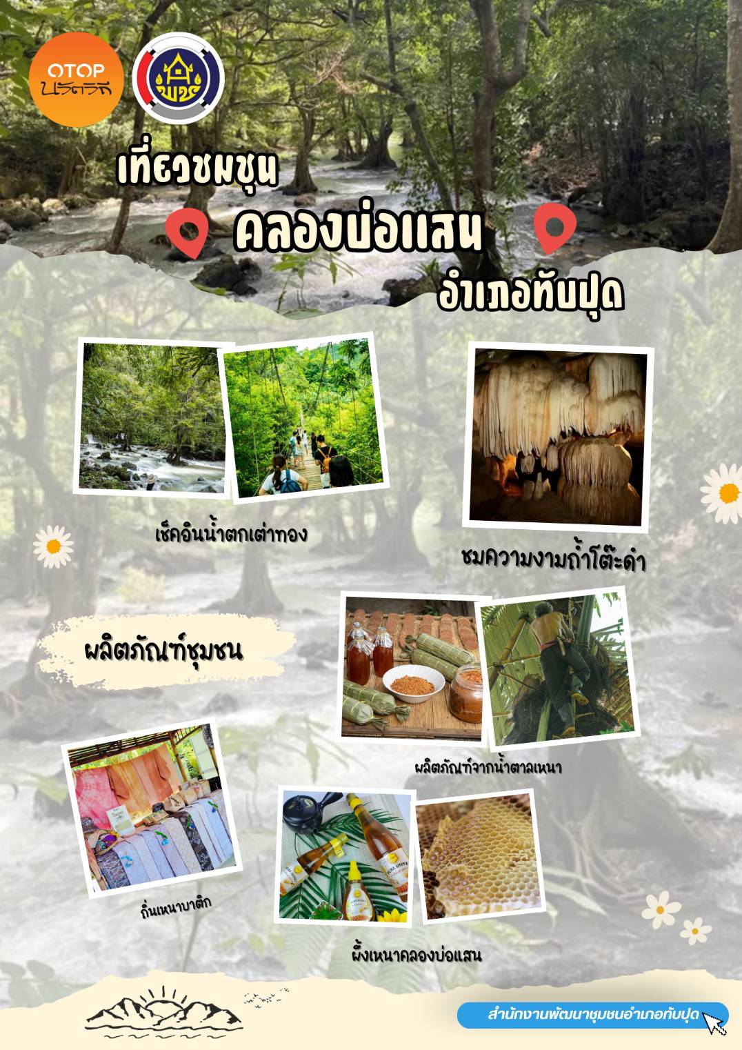 ชุมชนทองเที่ยว OTOP นวันวิถีบ้านคลองบ่อแสน