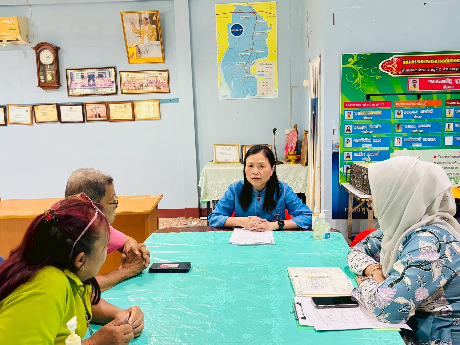 พช.ทับปุด ลงพื้นที่ติดตามกลุ่มออมทรัพย์เพื่อการผลิตบ้านบ่อแสนไทรงาม หมู่ที่ 2 ตำบลมะรุ่ย อำเภอทับปุด จังหวัดพังงา